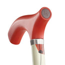 Mabis Healthcare Switch Sticks Folding Cane, Poppies Print, 32 to 37 Inch Height 