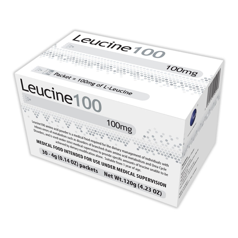 Oral Supplement Leucine 100 Unflavored Powder 4 Gram Individual Packet (Box of 30)