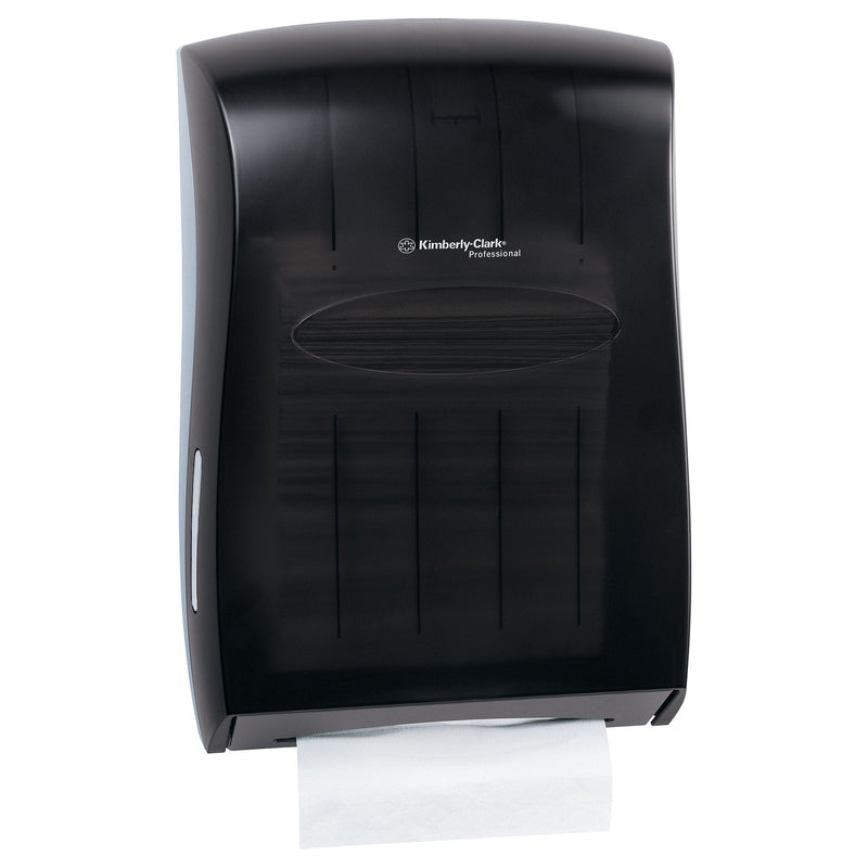 Kimberly Clark Paper Towel Dispenser K-C PROFESSIONAL Black Smoke Plastic Manual Pull Wall Mount 