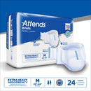Attends Extra Heavy Absorbency Briefs, Medium (Case of 96)