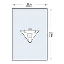 McKesson Sterile Arthroscopic Knee Drape, 90 x 124 Inch (Case of 11)