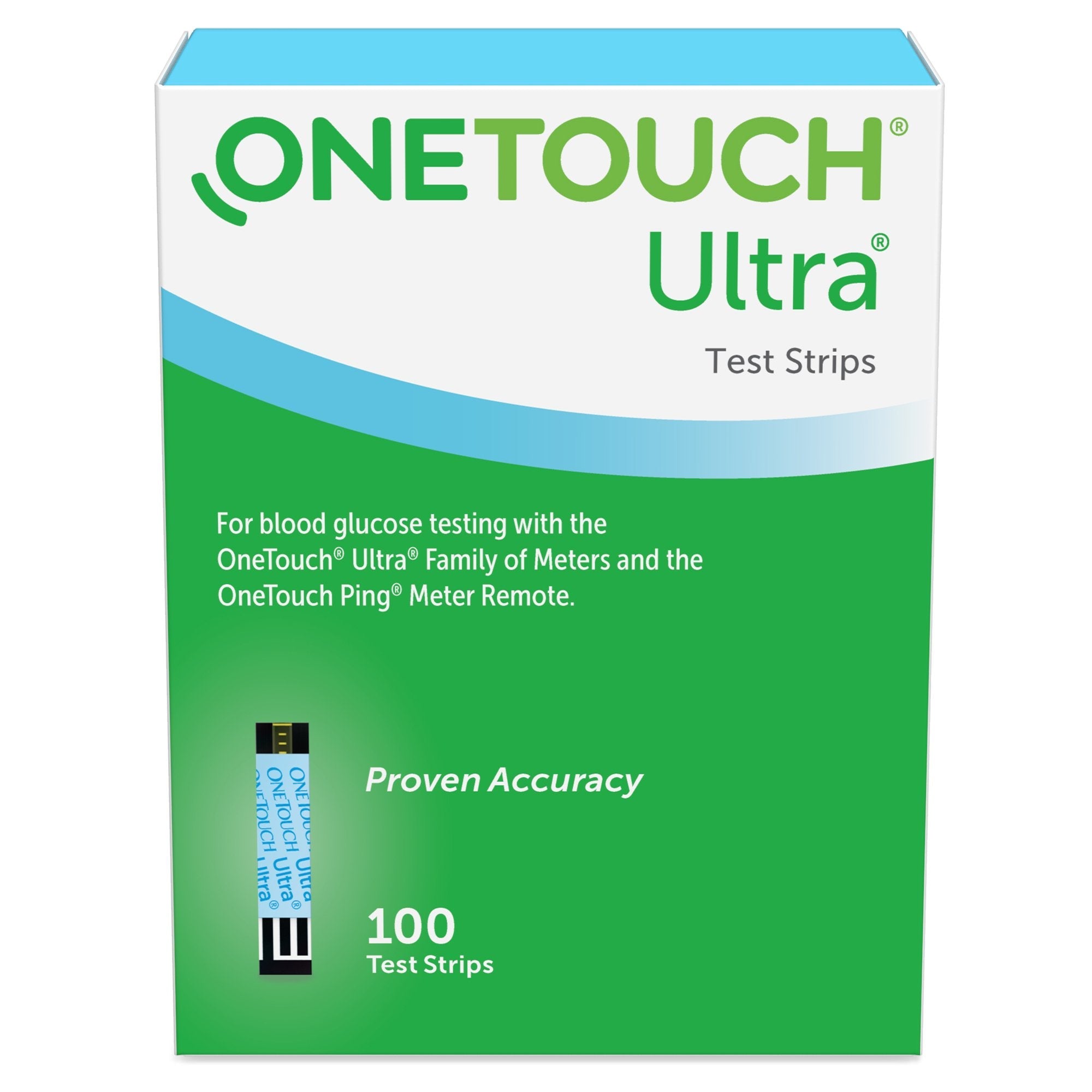 LifeScan OneTouch Ultra Blue Blood Glucose Test Strip (2400/CS) 