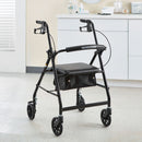 McKesson Folding Aluminum Four-Wheel Rollator, Black (Each)