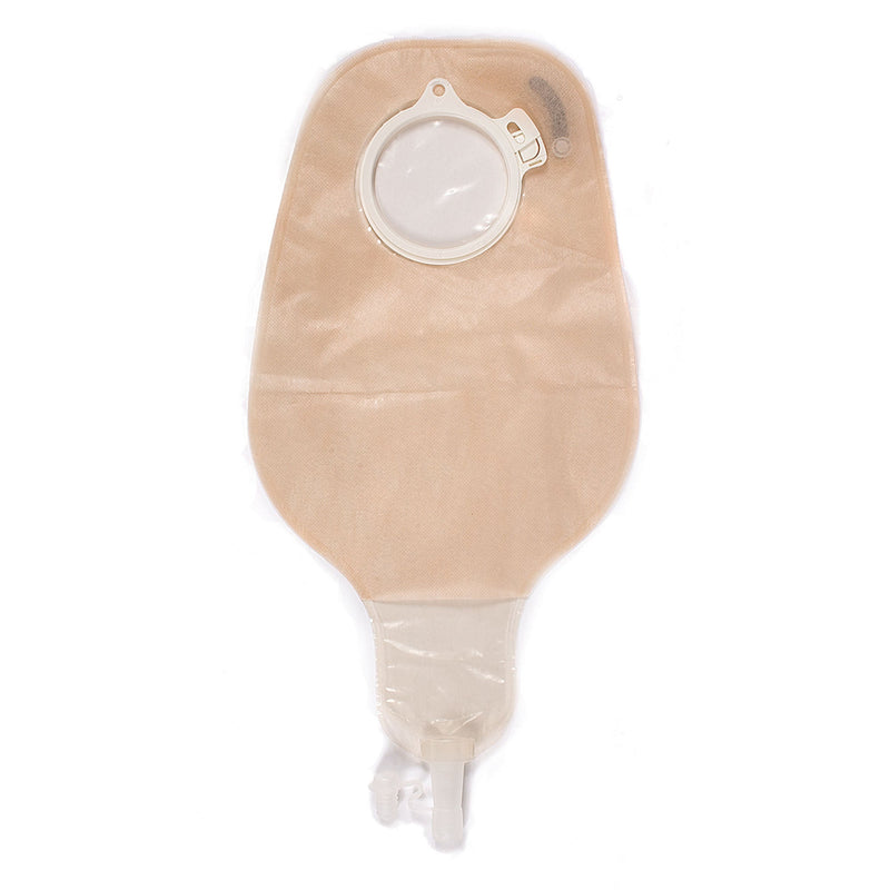 Assura Two-Piece High Output Transparent Ostomy Pouch, Red Match (Box of 10)