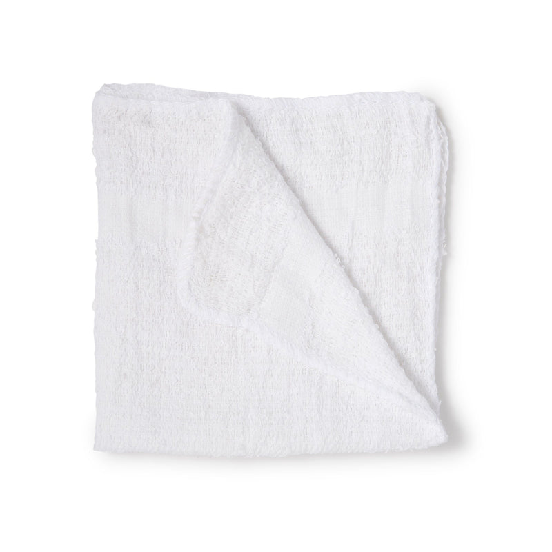 Washcloth 12 X 12 Inch White Reusable (Dozen)