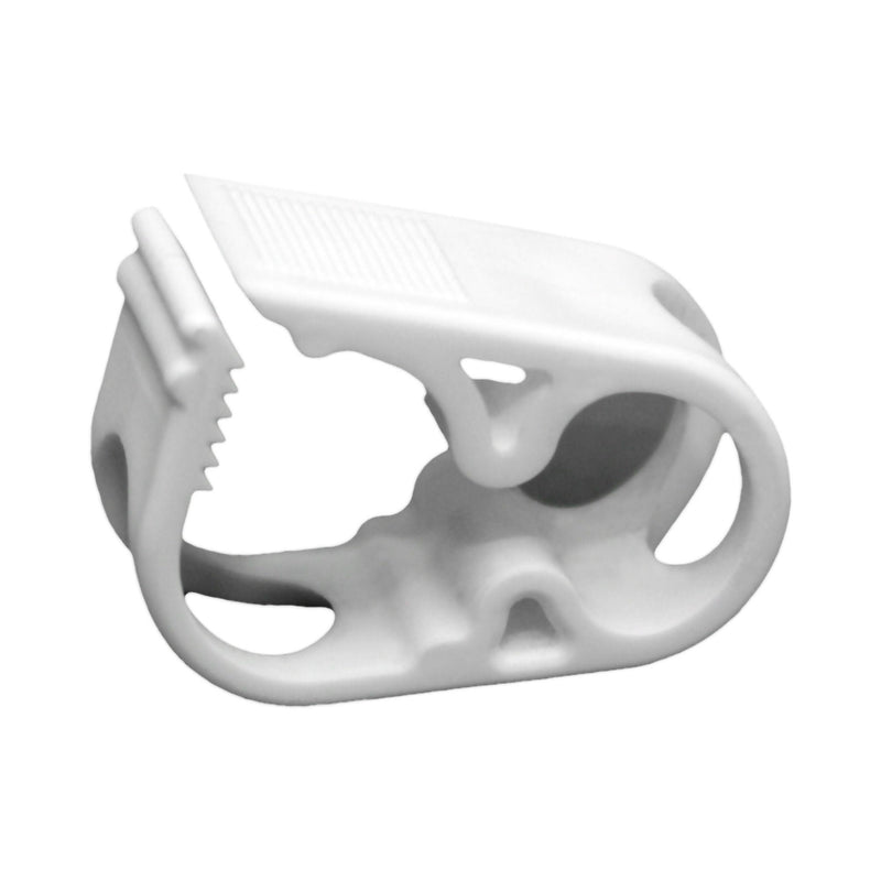 Urocare Adjustable White Tube Clamp (Case of 50)