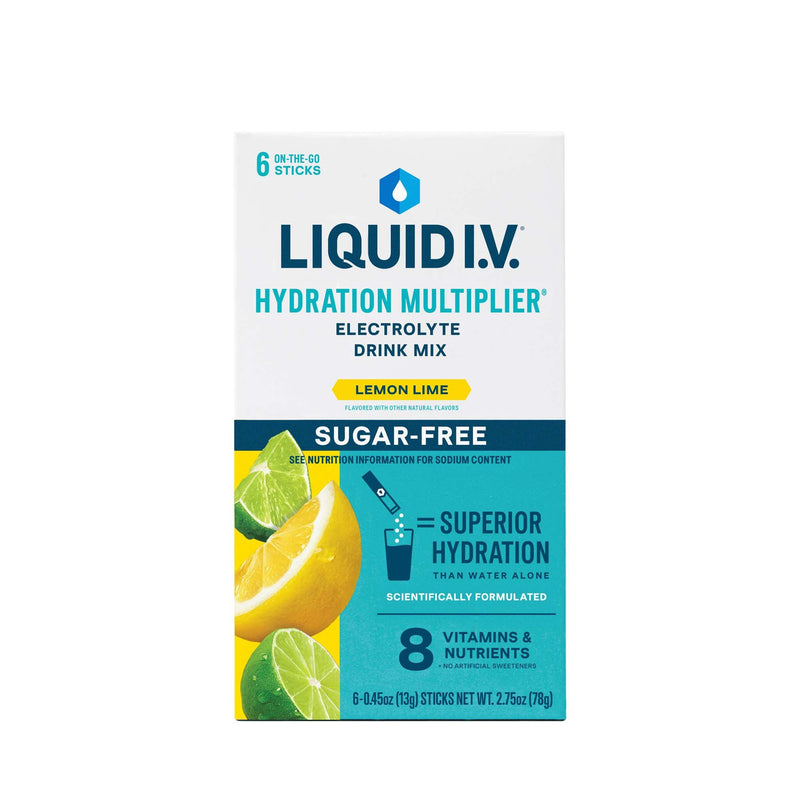 Oral Electrolyte Solution Liquid I.V. Hydration Multiplier Sugar Free Lemon Lime Flavor 0.45 oz. (Case of 72)