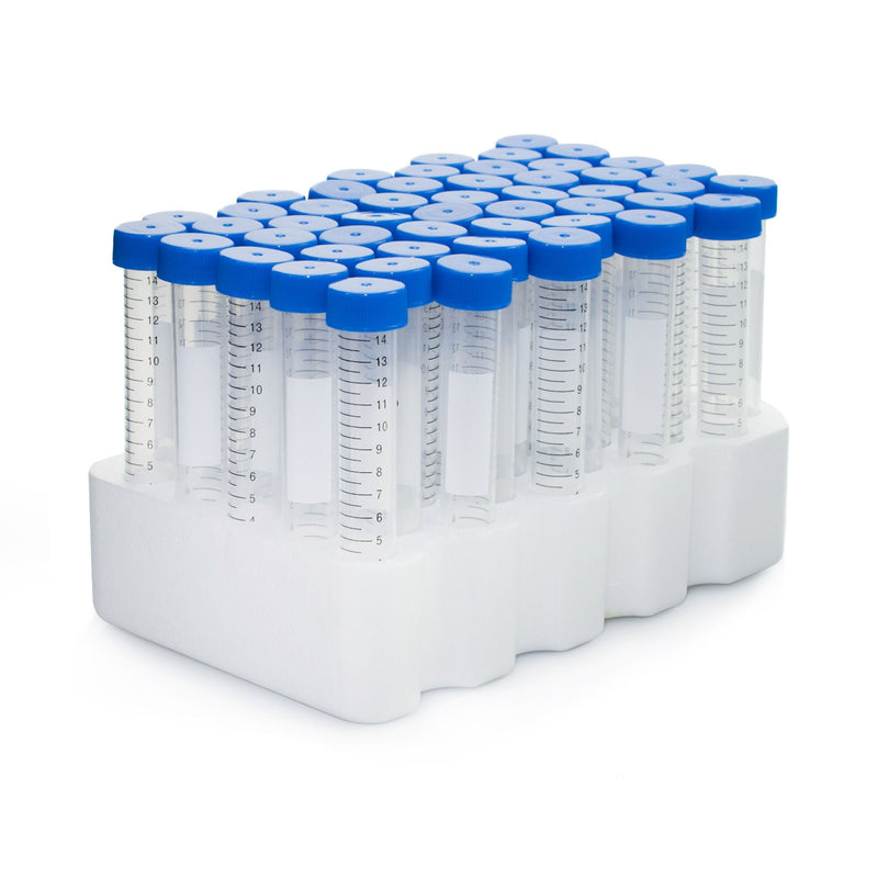 McKesson Centrifuge Tube, 15 mL, 17 x 120 mm, Blue Screw Cap (Case of 500)