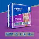 Attends Healthcare Products Attends Discreet Women's Underwear, Level 5, X-Large (64/CS) 