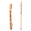 Mabis Healthcare Brazos Twisted Hickory Texas Safari Hitchhiker Handmade Walking Stick, 58-Inch 