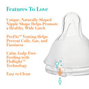 Evenflo Feeding Balance + Standard Neck Baby Bottle, 9 ounce (Case of 12 Packs)