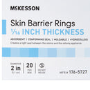 McKesson Skin Barrier Ring, 1/16-Inch Thick, 2-Inch Diameter (Case of 160)