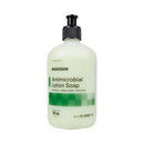 McKesson Antimicrobial Lotion Soap, Herbal Scent, 18-ounce Pump Bottle (Case of 12)