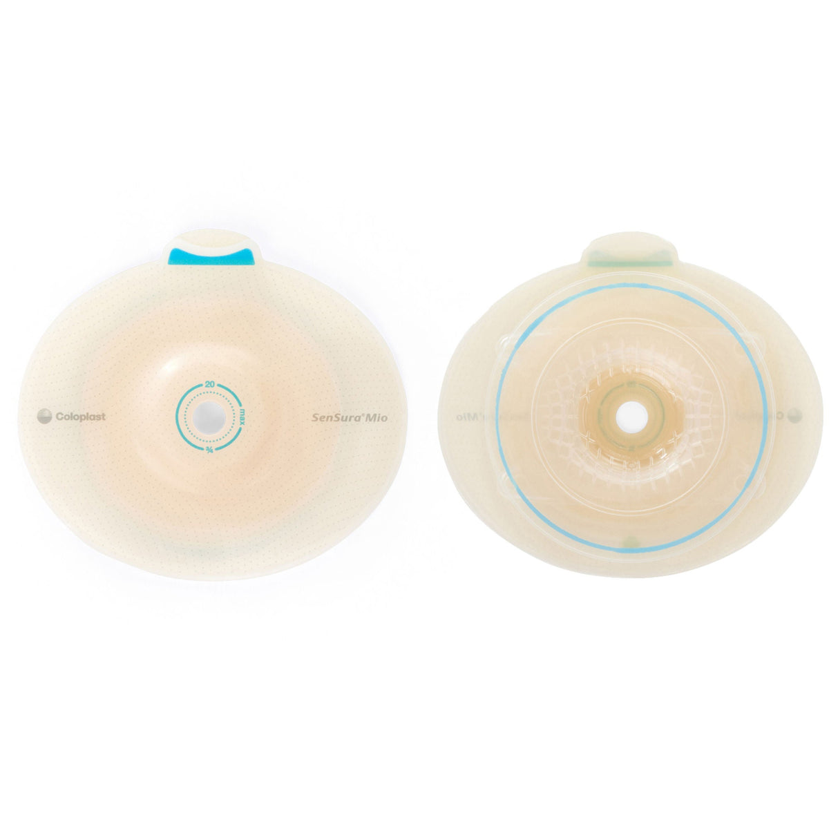 SenSura Mio Flex Convex Light Barrier, 21 mm Stoma Opening, Red Color Match (Box of 5)