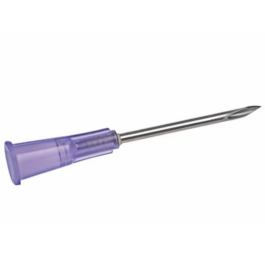 BD PrecisionGlide Needles (1,000/Case)  25 G x 1", Regular Bevel, Sterile