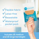 Tru-Colour Skin Tone Adhesive Bandages for Fair Skin Tone Shades (Case of 1500) 