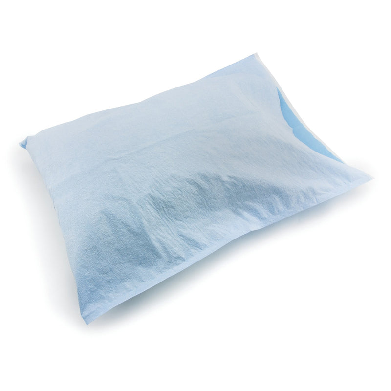 McKesson Brand McKesson Blue Tissue/Poly Disposable Pillowcase, 21 x 30 Inch (100/CS) 