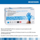 McKesson Confiderm 6.8C Nitrile Exam Glove, Large, Blue (Case of 1000)