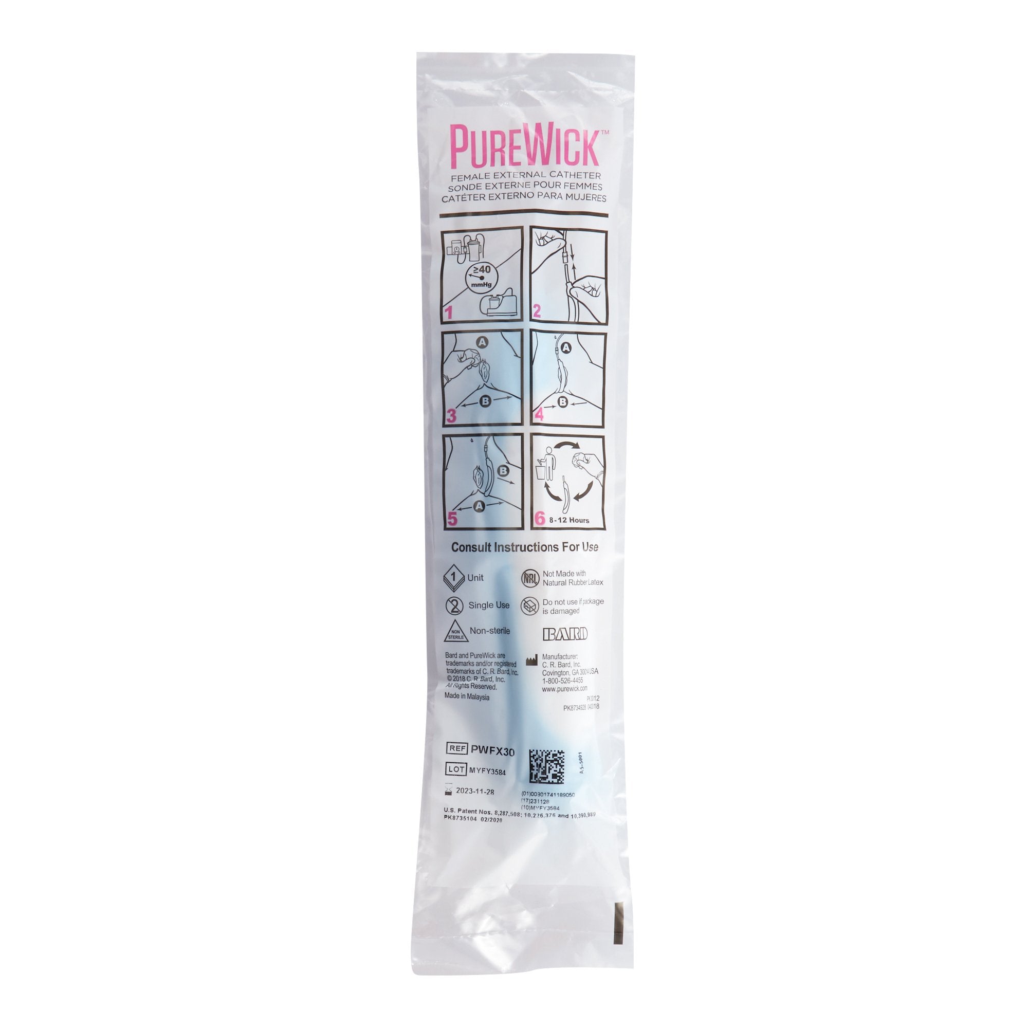 Bard PureWick Female External Catheter (30/CS) 