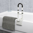 drive Clamp-On Tub Rail, White Steel, 14.5 – 17 Inch Height (Each)