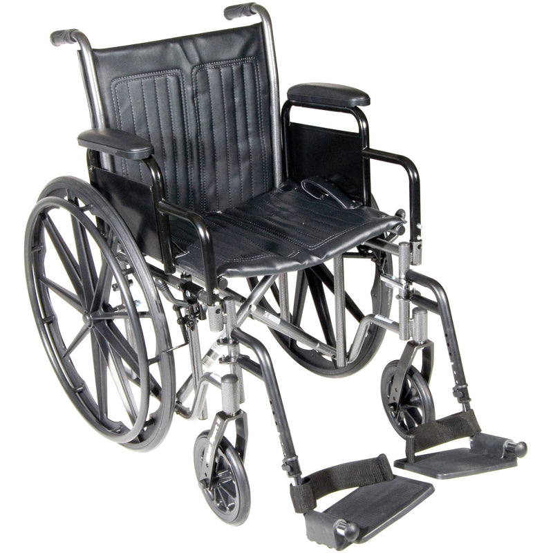 McKesson Brand McKesson Wheelchair, 18 Inch Seat Width 