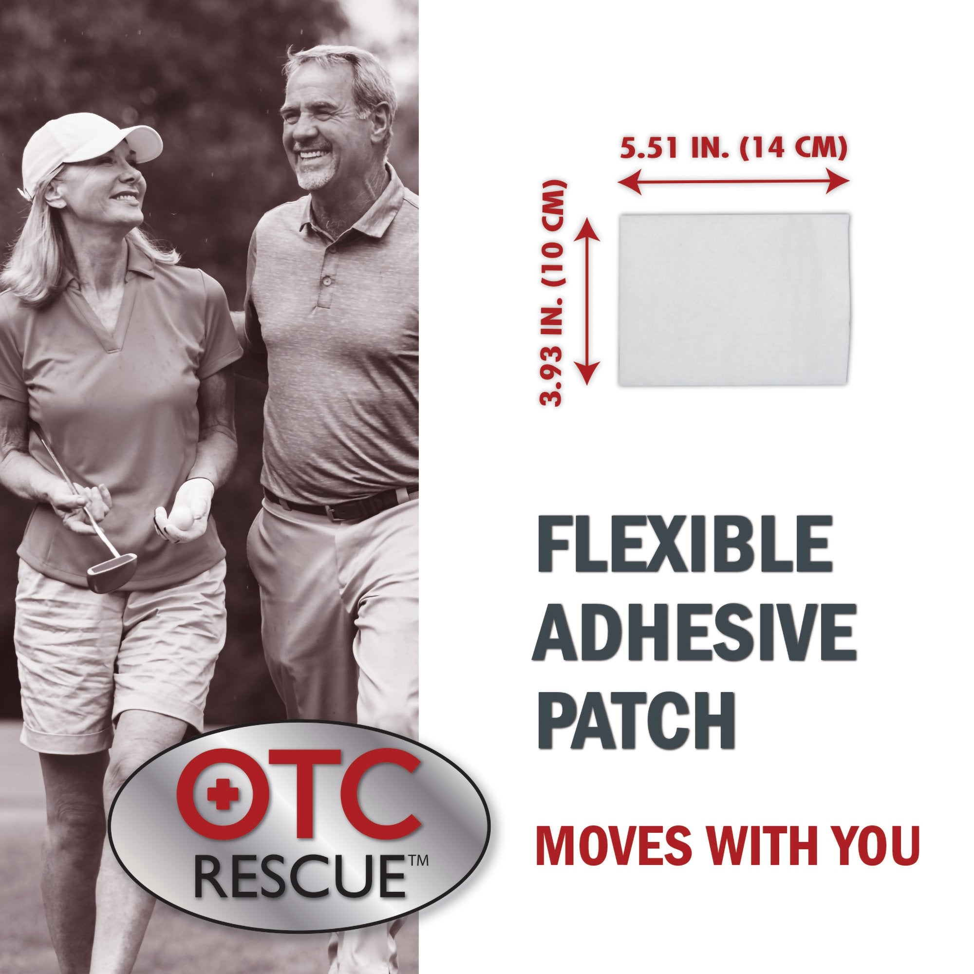 Veridian Healthcare LLC OTC Rescue Lidocaine Topical Pain Relief Patch (8/CS) 