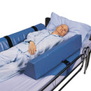 Skil-Care Foam Double Bolster Roll-Control System, 34 x 8 x 7 Inch, Blue (Pair)