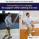 drive Aluminum Seat Cane, 34 – 38 Inch Height (Each)