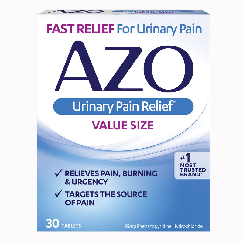 AZO Urinary Pain Relief Tablets, Maximum Strength, 30 per Box (Case of 720)