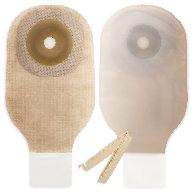 Premier Flextend 1-Piece Transparent Colostomy Pouch, Pre-cut to Fit 32 mm (Box of 10)