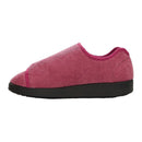 Silverts Adaptive LLC Silverts Women's Double Extra Wide Easy Closure Slippers, Dusty Rose, Size 10 