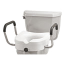 Nova Ortho-Med Raised Toilet Seat with Detachable Arms, 5 Inch Height (Case of 2)