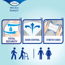 Essity HMS North America Inc Tena ProSkin Stretch Ultra Incontinence Brief, 2X-Large (64/CS) 