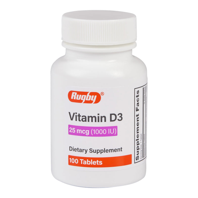 Rugby Vitamin D-3 Supplement (Bottle of 100)