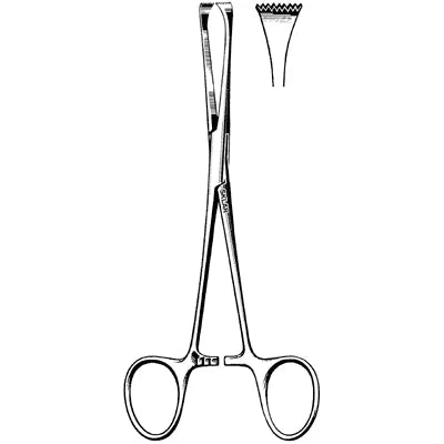 Sklar Allis-Adair Tissue Forceps - 6-1/2" - 36-1765