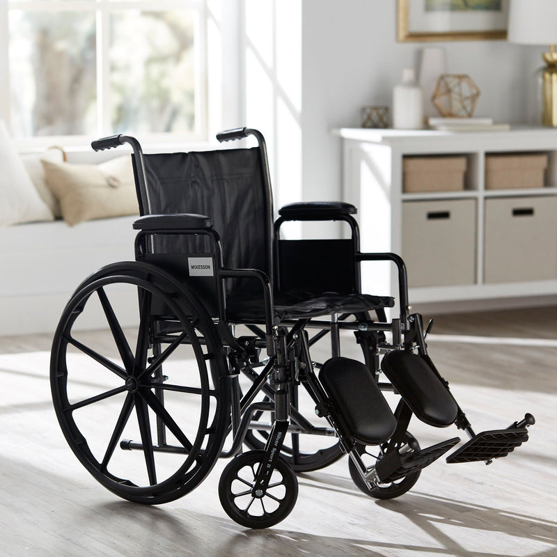 McKesson Wheelchair, 18 Inch Seat Width (Each)