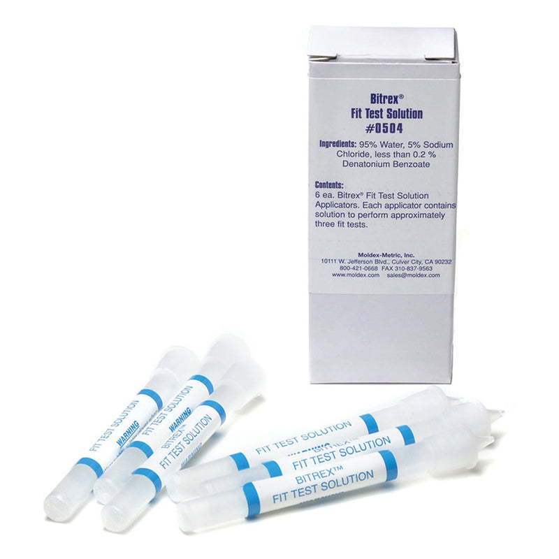 Bitrex Fit Test Solution (Box of 6 Bottles) 