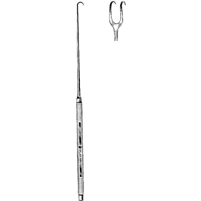 Sklar Joseph Skin Hook - 6-1/4", 2 Prongs, Sharp, 5mm - 47-2505