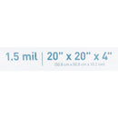 McKesson Brand McKesson Patient Belongings Bag, White (250/CS) 