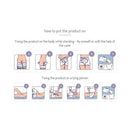 Seni Shaped Pads Moderate Absorbency Incontinence Liner, 25-Inch Length (90/CS)