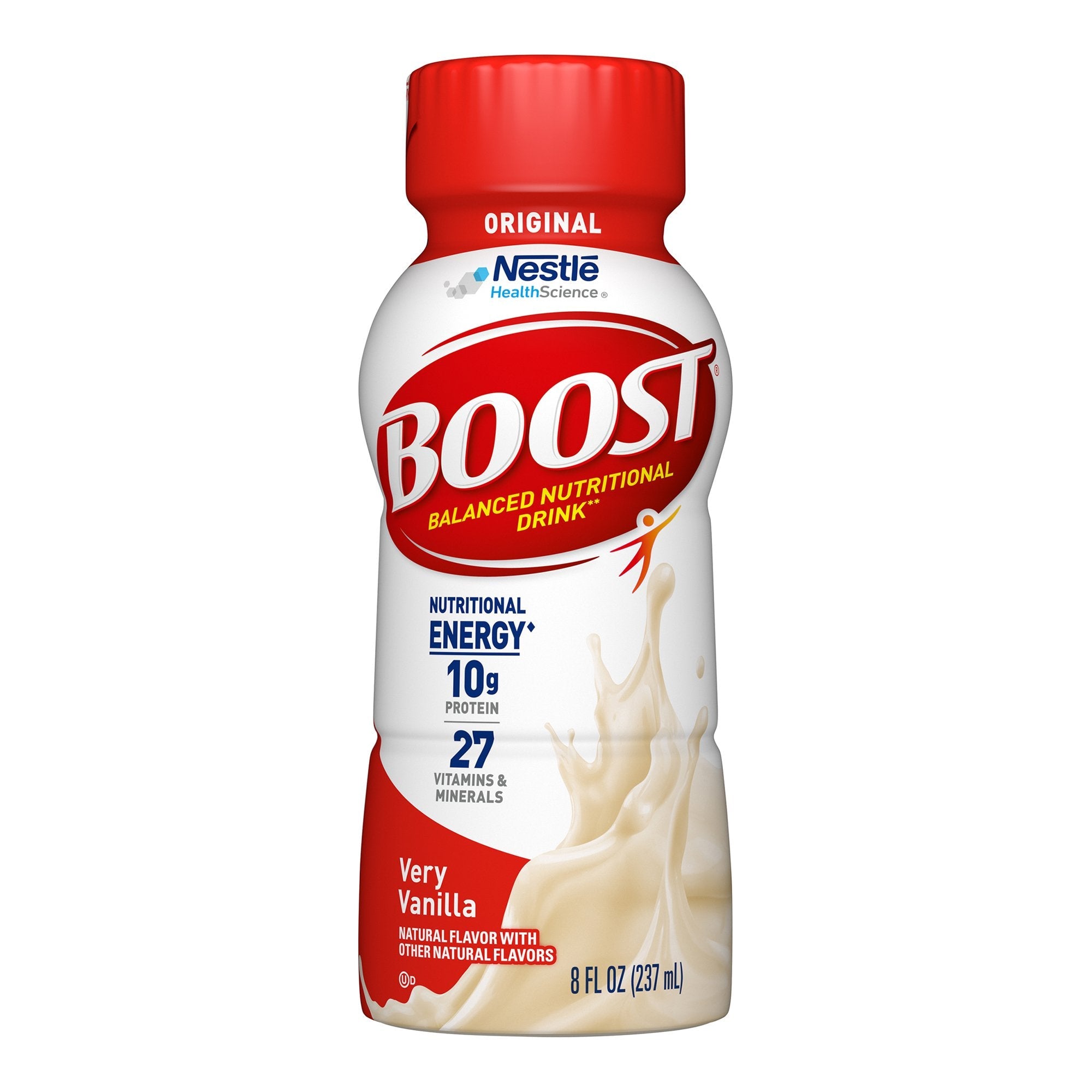 Nestle Healthcare Nutrition Boost Original Vanilla Balanced Nutritional Drink, 8-ounce Carton (24/CS) 