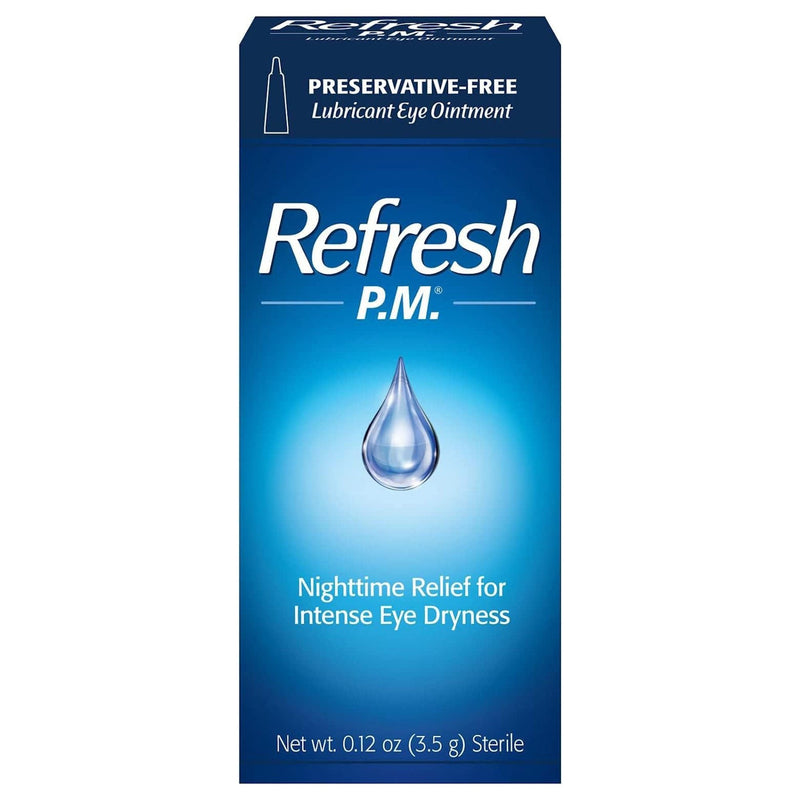 Refresh P.M. Lubricant Eye Ointment, 0.12-ounce Dropper Bottle 