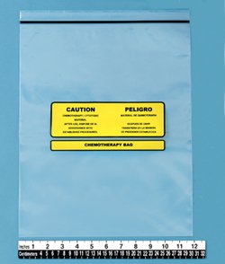 Health Care Logistics Hazardous Drug Bag, 12 x 15 Inch (100/PK) 