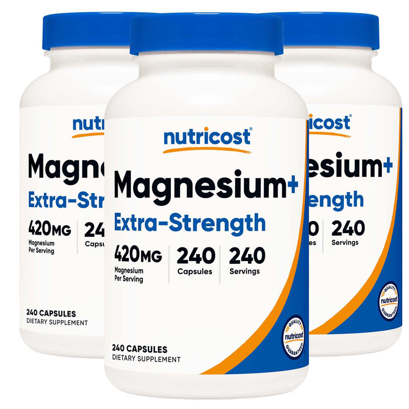Nutricost Magnesium+ (Extra Strength) Capsules