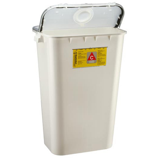 Bemis 11-Gallon Chemotherapy Container (6/Case)  White