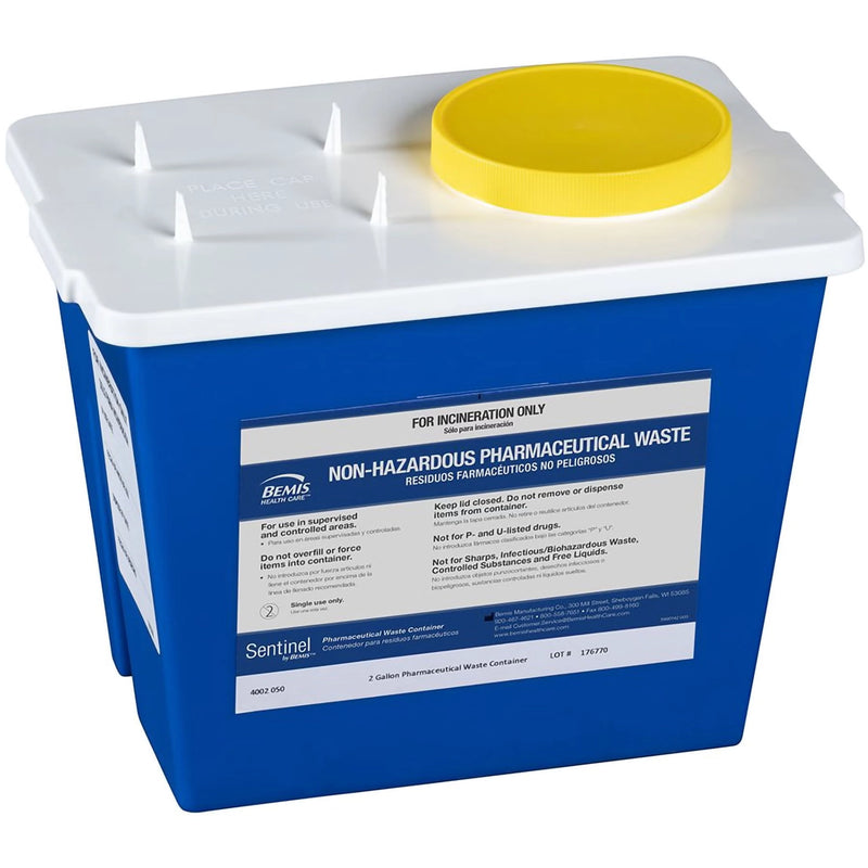 Bemis 2-Gallon Pharmacy Waste Container