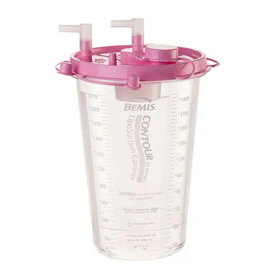 Bemis 2000cc Contour Liposuction Canister (12/Case)