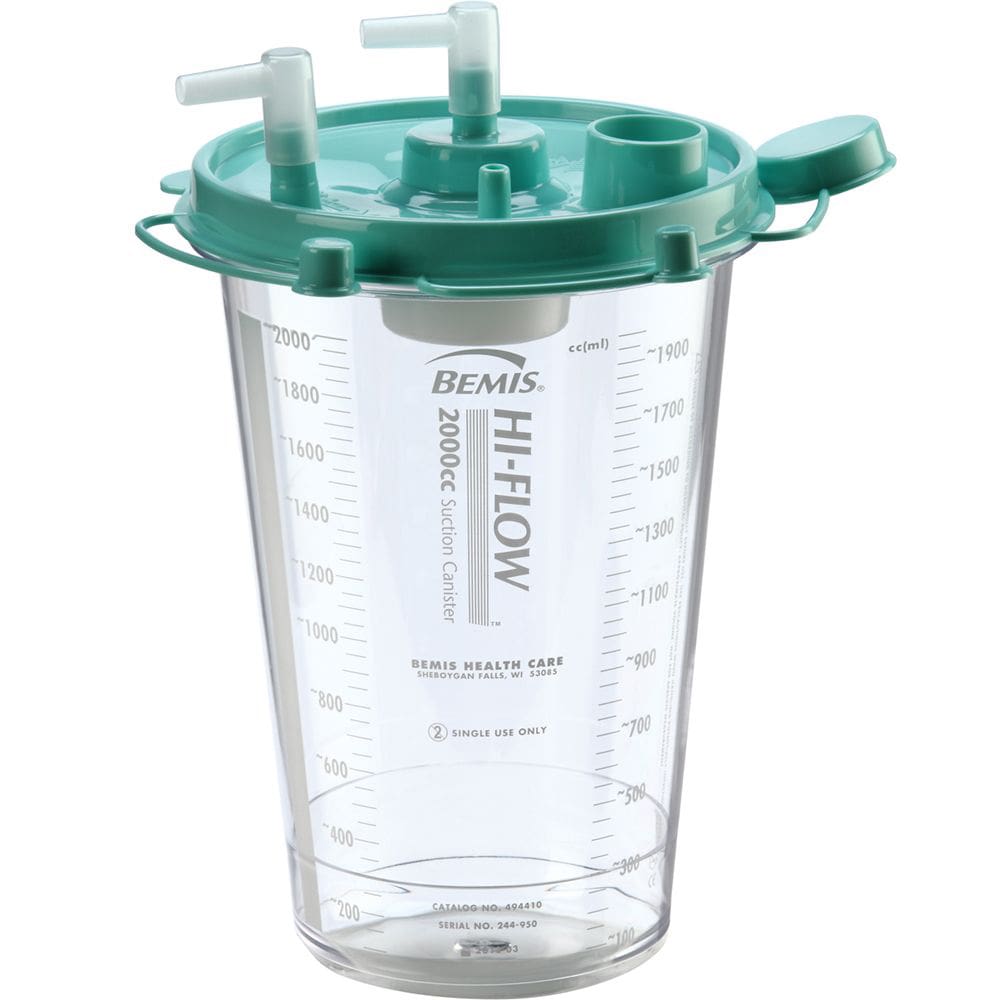 Bemis 2000cc Hi-Flow Suction Canister