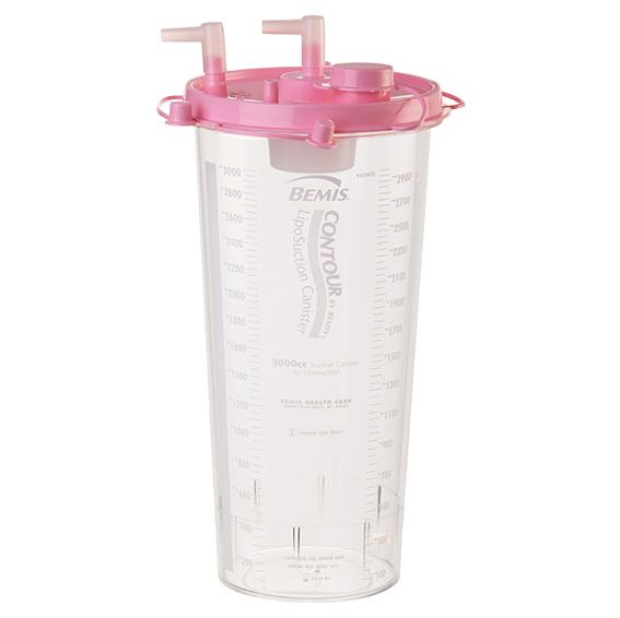 Bemis 3000cc Contour Liposuction Canister (12/Case)