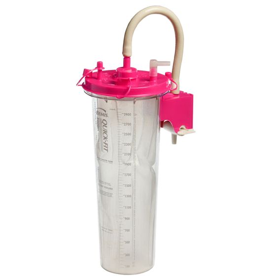 Bemis 3000cc Quick-Fit Suction Liner System Reusable Outer Canister 
